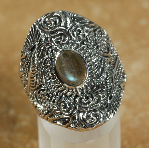 Silberring mit Labradorit